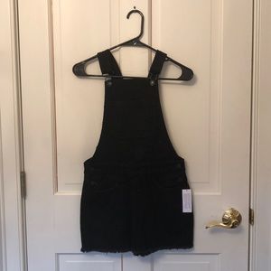 XXS, black overall skirt/dress from American Eagle